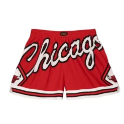Apparel Mitchell & Ness Shorts-Women'S Big Face 3.0 Shorts Chicago Bulls