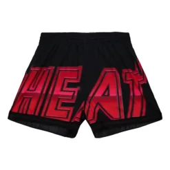 Apparel Mitchell & Ness Shorts-Womens Big Face 4.0 Shorts Miami Heat