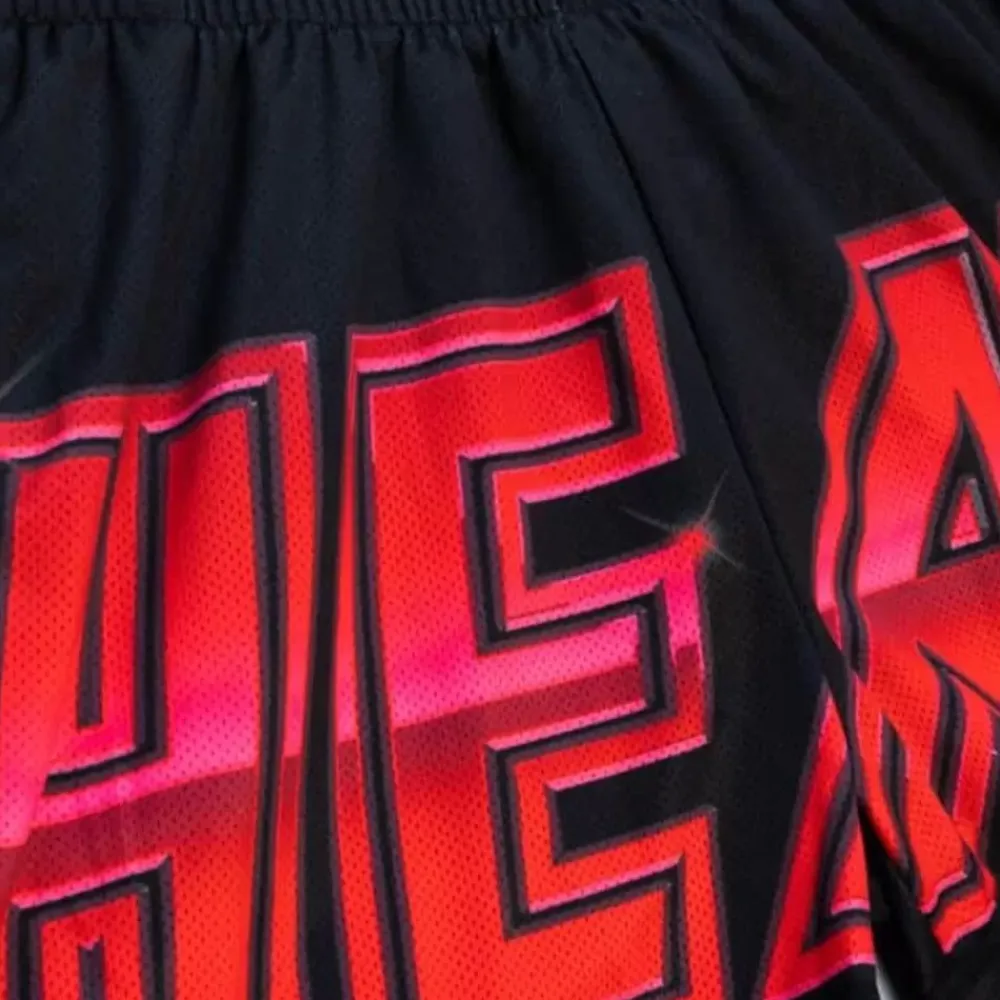 Apparel Mitchell & Ness Shorts-Womens Big Face 4.0 Shorts Miami Heat