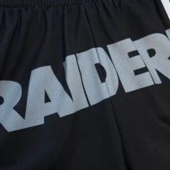 Apparel Mitchell & Ness Shorts-Womens Big Face 3.0 Shorts Oakland Raiders