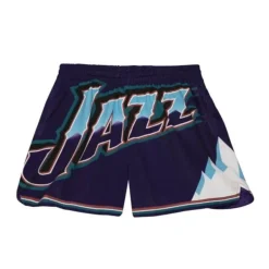 Apparel Mitchell & Ness Shorts-Women'S Big Face 3.0 Shorts Utah Jazz