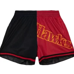 Apparel Mitchell & Ness Shorts-Womens Big Face Shorts 5.0 Atlanta Hawks