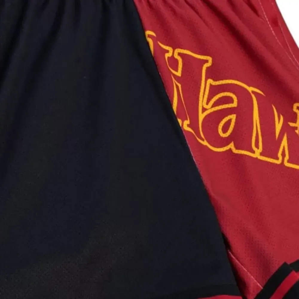 Apparel Mitchell & Ness Shorts-Womens Big Face Shorts 5.0 Atlanta Hawks