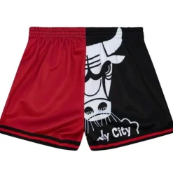 Apparel Mitchell & Ness Shorts-Womens Big Face Shorts 5.0 Chicago Bulls