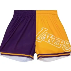 Apparel Mitchell & Ness Shorts-Womens Big Face Shorts 5.0 Los Angeles Lakers