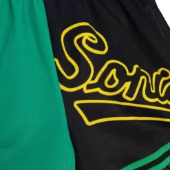 Apparel Mitchell & Ness Shorts-Womens Big Face Shorts 5.0 Seattle Supersonics