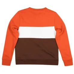 Apparel Mitchell & Ness Hoodies & Sweatshirts-Women'S Color Block Crew 2.0 Cleveland Browns