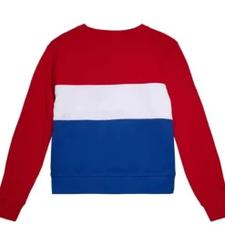 Apparel Mitchell & Ness Hoodies & Sweatshirts-Women'S Color Block Crew 2.0 Chicago Cubs