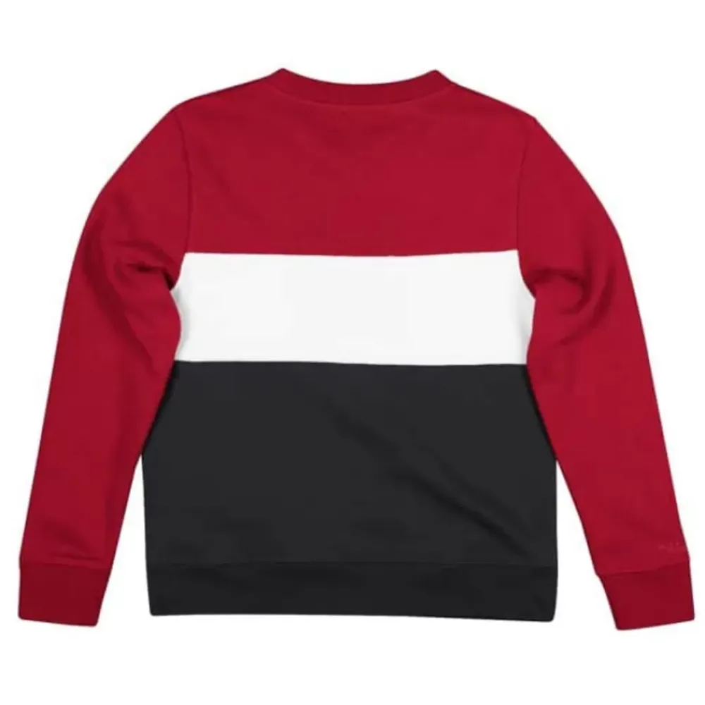 Apparel Mitchell & Ness Hoodies & Sweatshirts-Women'S Color Block Crew 2.0 Kansas City Chiefs