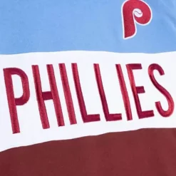 Apparel Mitchell & Ness Hoodies & Sweatshirts-Women'S Color Block Crew 2.0 Philadelphia Phillies