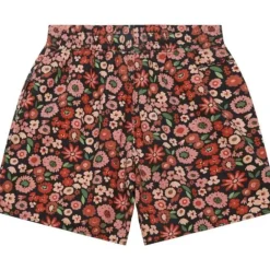 Apparel Mitchell & Ness Shorts-Womens Floral Shorts Los Angeles Lakers