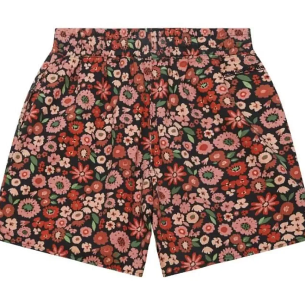 Apparel Mitchell & Ness Shorts-Womens Floral Shorts Los Angeles Lakers