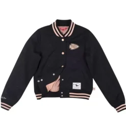 Apparel Mitchell & Ness Jackets & Outerwear-Womens Frontline Mesh Button Up Jacket Kansas City Chiefs