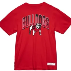 Apparel Mitchell & Ness T-Shirts & Tops-Women'S Halftime Tee University Of Georgia