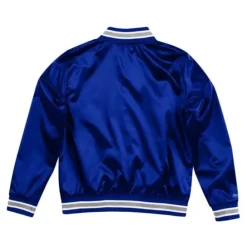 Apparel Mitchell & Ness Jackets & Outerwear-Women'S Lightweight Satin Jacket Los Angeles Dodgers