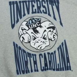 Apparel Mitchell & Ness Hoodies & Sweatshirts-Women'S Logo Lightweight Crew 3.0 University Of North Carolina