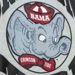 Apparel Mitchell & Ness Hoodies & Sweatshirts-Women'S Logo Lightweight Crew 3.0 University Of Alabama