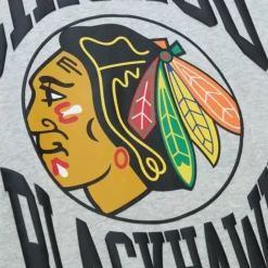Apparel Mitchell & Ness Hoodies & Sweatshirts-Women'S Logo Lt Crew 3.0 Chicago Blackhawks