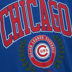 Apparel Mitchell & Ness Hoodies & Sweatshirts-Womens Logo Lt Crew 2.0 Chicago Cubs