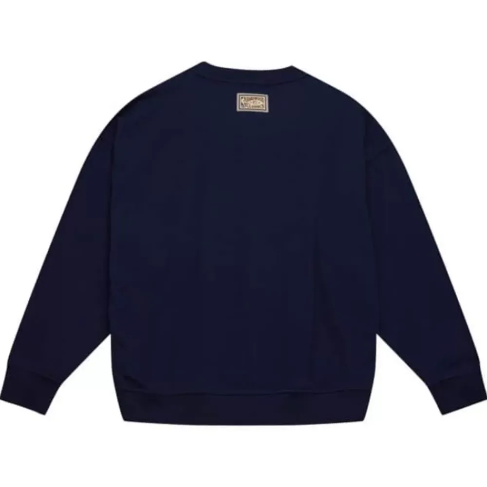 Apparel Mitchell & Ness Hoodies & Sweatshirts-Womens Logo Lt Crew 2.0 Dallas Mavericks