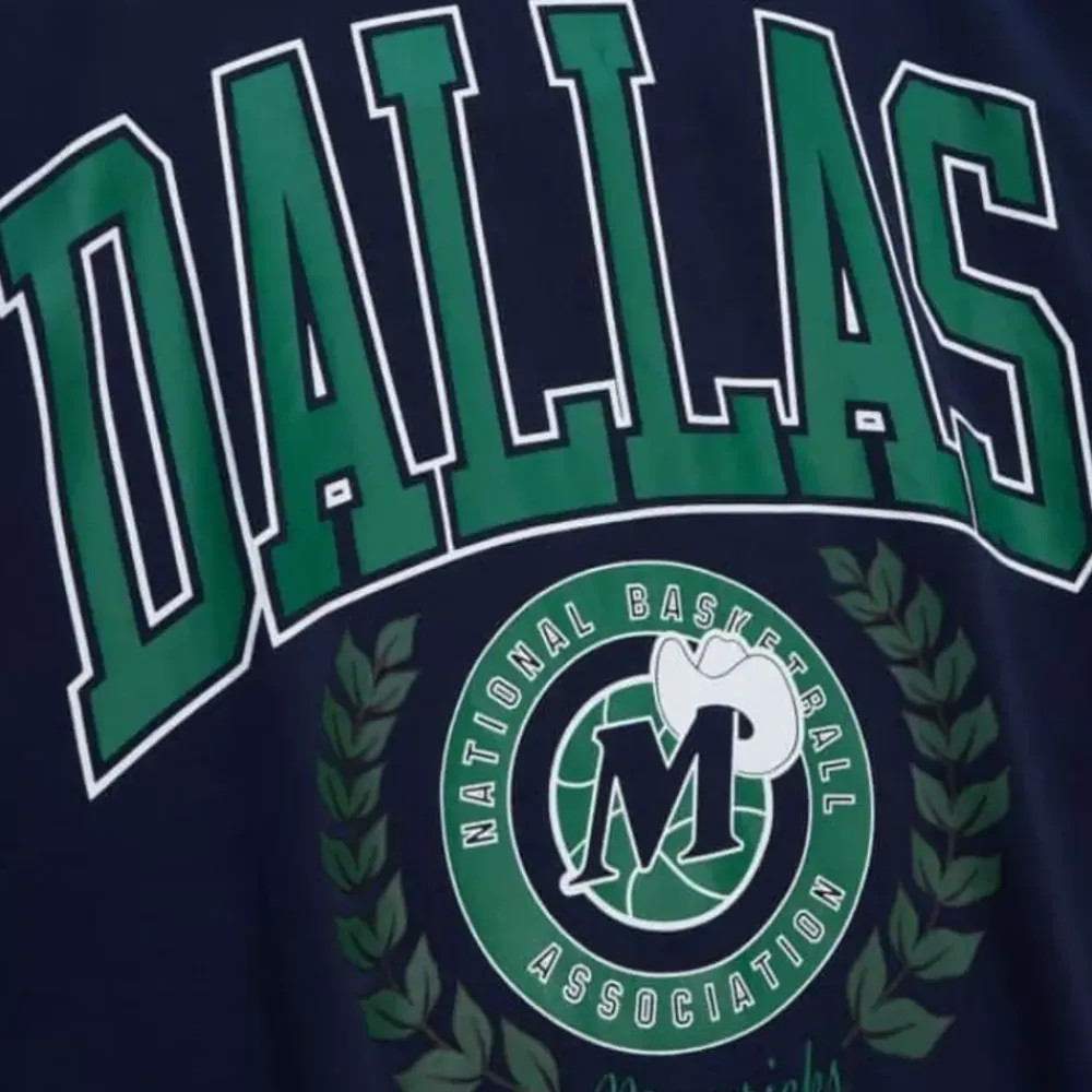 Apparel Mitchell & Ness Hoodies & Sweatshirts-Womens Logo Lt Crew 2.0 Dallas Mavericks