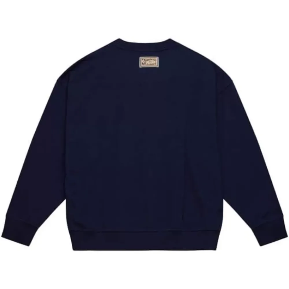 Apparel Mitchell & Ness Hoodies & Sweatshirts-Womens Logo Lt Crew 2.0 Golden State Warriors