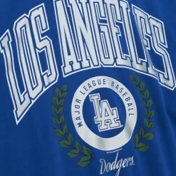 Apparel Mitchell & Ness Hoodies & Sweatshirts-Womens Logo Lt Crew 2.0 Los Angeles Dodgers