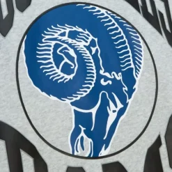 Apparel Mitchell & Ness Hoodies & Sweatshirts-Women'S Logo Lt Crew 3.0 Los Angeles Rams