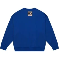 Apparel Mitchell & Ness Hoodies & Sweatshirts-Womens Logo Lt Crew 2.0 Milwaukee Brewers