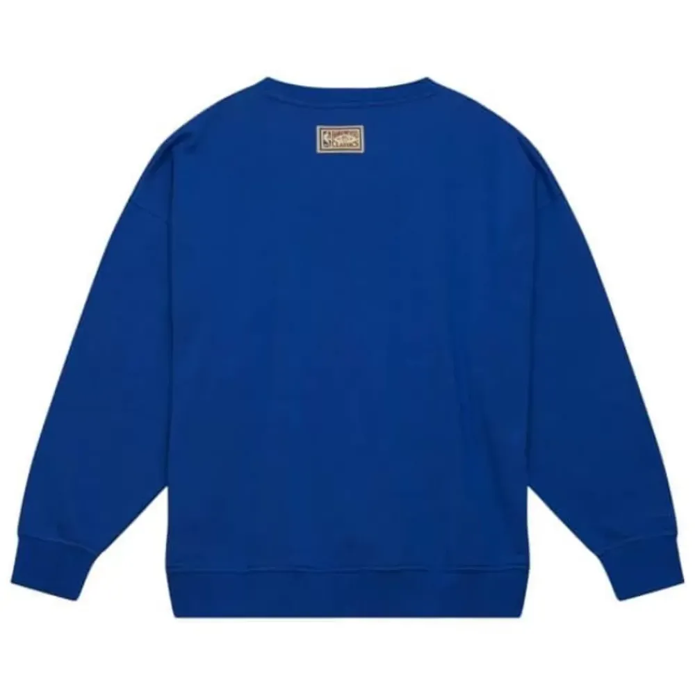 Apparel Mitchell & Ness Hoodies & Sweatshirts-Womens Logo Lt Crew 2.0 New York Knicks