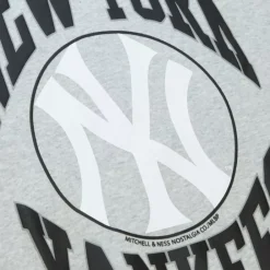 Apparel Mitchell & Ness Hoodies & Sweatshirts-Women'S Logo Lt Crew 3.0 New York Yankees