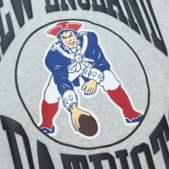 Apparel Mitchell & Ness Hoodies & Sweatshirts-Women'S Logo Lt Crew 3.0 New England Patriots