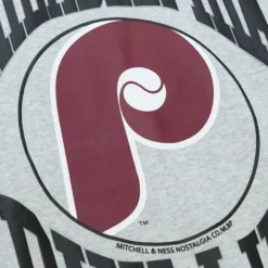 Apparel Mitchell & Ness Hoodies & Sweatshirts-Women'S Logo Lt Crew 3.0 Philadelphia Phillies