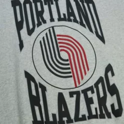 Apparel Mitchell & Ness Hoodies & Sweatshirts-Women'S Logo Lt Crew 3.0 Portland Trail Blazers