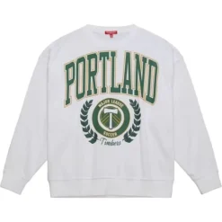 Apparel Mitchell & Ness Hoodies & Sweatshirts-Womens Logo Lt Crew 2.0 Portland Timbers