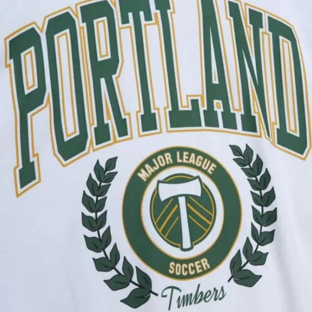 Apparel Mitchell & Ness Hoodies & Sweatshirts-Womens Logo Lt Crew 2.0 Portland Timbers