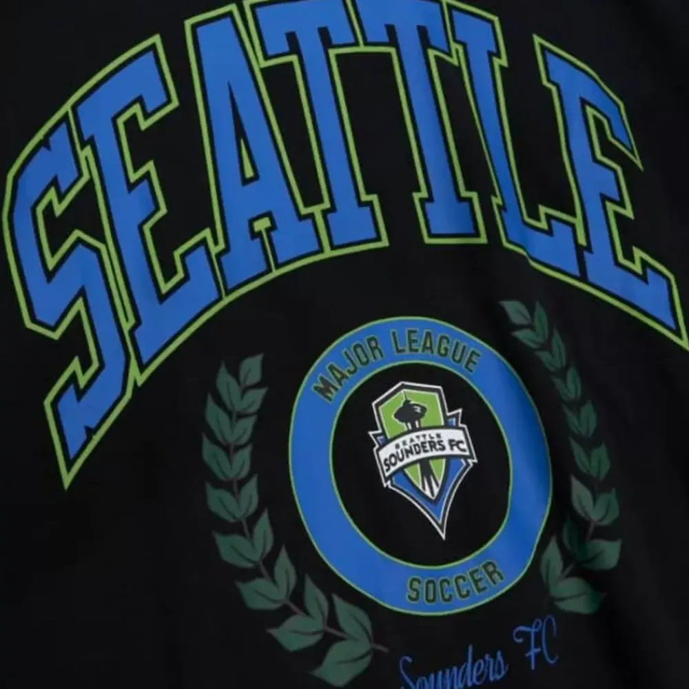 Apparel Mitchell & Ness Hoodies & Sweatshirts-Womens Logo Lt Crew 2.0 Seattle Sounders Fc