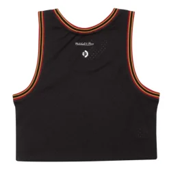 Apparel Mitchell & Ness T-Shirts & Tops-Women'S Mesh Crop Tank Miami Heat