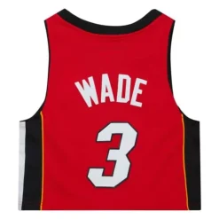 Apparel Mitchell & Ness T-Shirts & Tops-Womens N&N Crop Tank Miami Heat 2005 Dwyane Wade