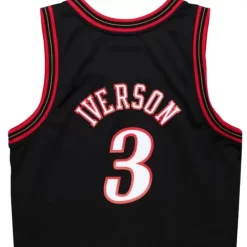 Apparel Mitchell & Ness T-Shirts & Tops-Womens N&N Crop Tank Philadelphia 76Ers 2000 Allen Iverson