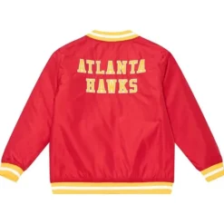 Apparel Mitchell & Ness Jackets & Outerwear-Womens Puffer Jacket Atlanta Hawks