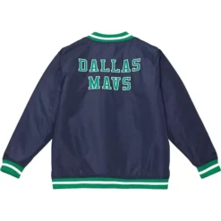 Apparel Mitchell & Ness Jackets & Outerwear-Womens Puffer Jacket Dallas Mavericks