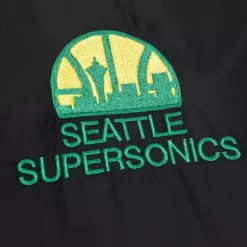 Apparel Mitchell & Ness Jackets & Outerwear-Womens Puffer Jacket Seattle Supersonics