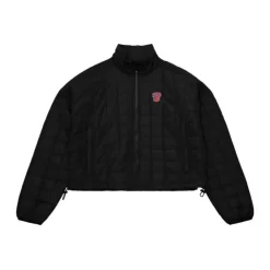 Apparel Mitchell & Ness Jackets & Outerwear-Womens Quilted Puffer Jacket New York Knicks