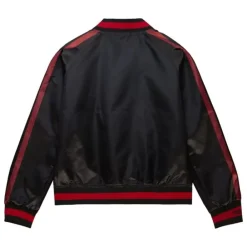 Apparel Mitchell & Ness Jackets & Outerwear-Women'S Raglan Satin Jacket Buffalo Bills