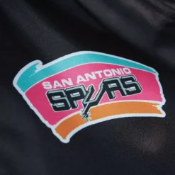 Apparel Mitchell & Ness Jackets & Outerwear-Women'S Raglan Satin Jacket San Antonio Spurs