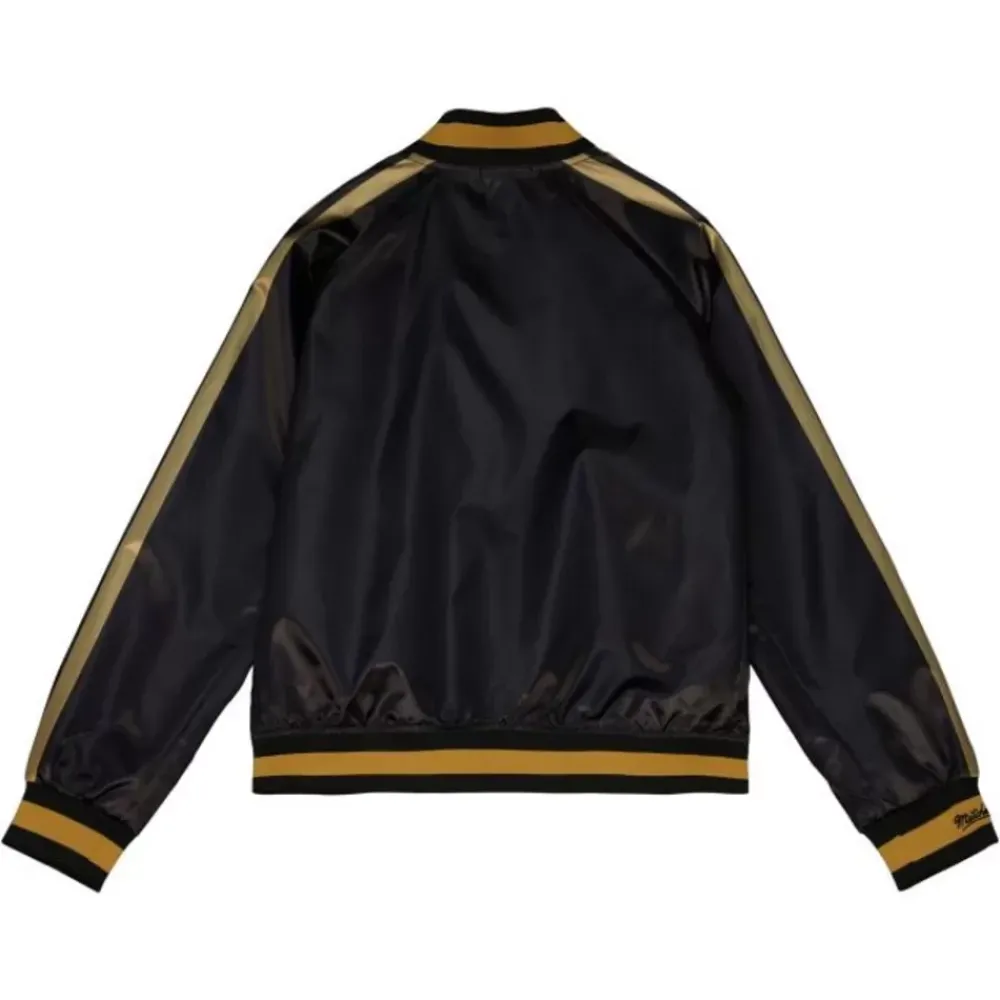Apparel Mitchell & Ness Jackets & Outerwear-Women'S Raglan Satin Jacket Vegas Golden Knights