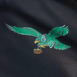 Apparel Mitchell & Ness Jackets & Outerwear-Women'S Raglan Satin Jacket Philadelphia Eagles