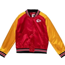 Apparel Mitchell & Ness Jackets & Outerwear-Women'S Satin Jacket 2.0 Kansas City Chiefs