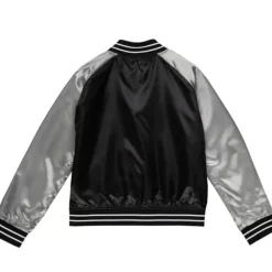 Apparel Mitchell & Ness Jackets & Outerwear-Women'S Satin Jacket 2.0 Oakland Raiders